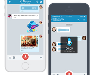 Phần Mềm Chat Zalo Mobile - Nhắn tin Bằng Giọng Nói
